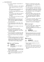 Предварительный просмотр 6 страницы Electrolux FEH60P2102 User Manual