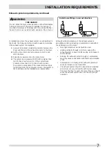 Предварительный просмотр 7 страницы Electrolux FFRE4120SW Installation Manual