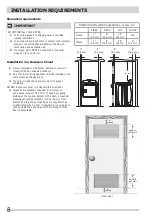 Предварительный просмотр 8 страницы Electrolux FFRE4120SW Installation Manual