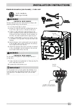 Предварительный просмотр 11 страницы Electrolux FFRE4120SW Installation Manual