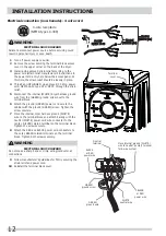 Предварительный просмотр 12 страницы Electrolux FFRE4120SW Installation Manual