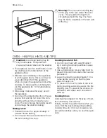 Предварительный просмотр 10 страницы Electrolux FGH50K3-100 User Manual