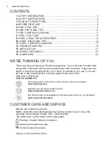 Preview for 2 page of Electrolux FGH50K3 User Manual