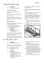 Предварительный просмотр 9 страницы Electrolux FGH50K3 User Manual