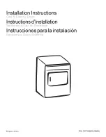 Electrolux FGQ332ES Installation Instructions Manual предпросмотр