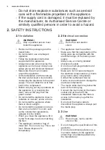 Preview for 4 page of Electrolux FI23/11NDV User Manual