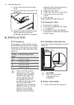 Предварительный просмотр 12 страницы Electrolux FI252/2T User Manual