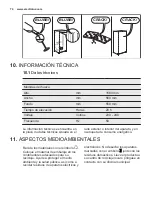 Preview for 74 page of Electrolux FI291/2TS User Manual