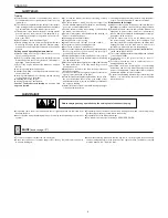 Preview for 4 page of Electrolux FL460 1600 Manual