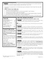 Preview for 2 page of Electrolux FLXG42MRES4 Owner'S Manual