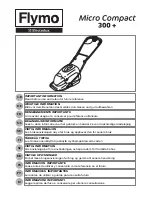 Electrolux Flymo Micro Compact 300 Plus Important Information Manual preview