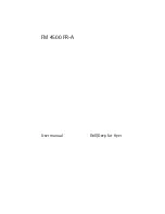Electrolux FM 4500 FR-A User Manual preview