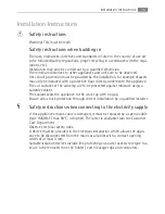 Preview for 15 page of Electrolux FM4360G-AN User Manual