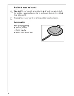 Предварительный просмотр 8 страницы Electrolux FM4863-WKA User Manual