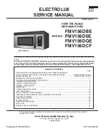 Предварительный просмотр 1 страницы Electrolux FMV156DBE Service Manual