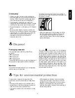 Предварительный просмотр 5 страницы Electrolux FO 950 Instruction Booklet