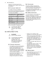 Предварительный просмотр 14 страницы Electrolux FQP95XEV User Manual