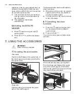 Preview for 12 page of Electrolux FQV73XEV User Manual