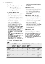 Предварительный просмотр 16 страницы Electrolux FQV73XEV User Manual