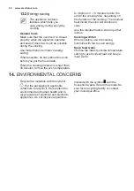 Предварительный просмотр 34 страницы Electrolux FQV73XEV User Manual