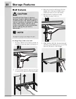 Preview for 20 page of Electrolux FREEZER / REFRIGERATOR Use And Care Manual