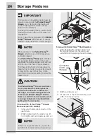 Preview for 24 page of Electrolux FREEZER / REFRIGERATOR Use And Care Manual