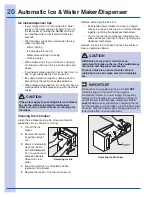 Preview for 20 page of Electrolux French Door Bottom Freezer/Refrigerator Use & Care Manual