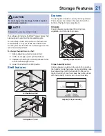 Preview for 21 page of Electrolux French Door Bottom Freezer/Refrigerator Use & Care Manual