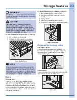 Preview for 23 page of Electrolux French Door Bottom Freezer/Refrigerator Use & Care Manual