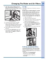 Preview for 29 page of Electrolux French Door Bottom Freezer/Refrigerator Use & Care Manual