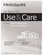 Electrolux Frigidaire CGIF3036TFB Use & Care Manual preview