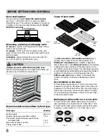 Preview for 8 page of Electrolux Frigidaire FGEF3035RFA Use & Care Manual