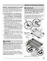 Preview for 9 page of Electrolux Frigidaire FGEF3035RFA Use & Care Manual