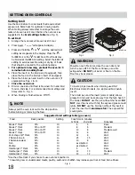 Preview for 18 page of Electrolux Frigidaire FGEF3035RFA Use & Care Manual