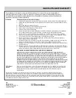 Preview for 27 page of Electrolux Frigidaire FGEF3035RFA Use & Care Manual