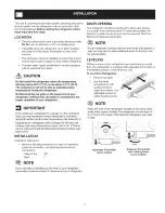 Preview for 3 page of Electrolux FRT18G6JB7 Use & Care Manual