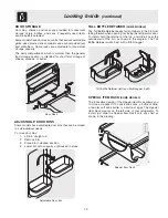 Preview for 13 page of Electrolux FRT21S6AW1 Use & Care Manual