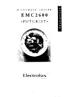 Electrolux FUTURIST EMC2600 Instructions Manual preview