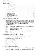 Preview for 2 page of Electrolux GA45GLV User Manual