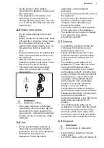 Preview for 5 page of Electrolux GA45GLV User Manual