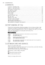 Preview for 62 page of Electrolux GA45GLVCN User Manual