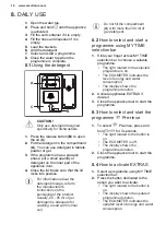 Предварительный просмотр 16 страницы Electrolux GA45SLV User Manual