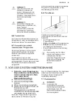 Предварительный просмотр 43 страницы Electrolux GA45SLV User Manual