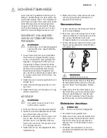 Предварительный просмотр 3 страницы Electrolux GA45SLV221 User Manual