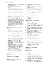 Preview for 16 page of Electrolux GA556IFSW User Manual