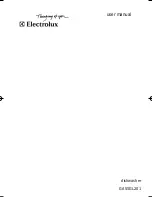 Preview for 1 page of Electrolux GA55GL201 User Manual