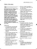 Preview for 5 page of Electrolux GA55GL201 User Manual