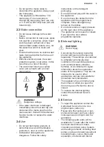 Preview for 5 page of Electrolux GA55GLV User Manual