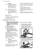 Предварительный просмотр 14 страницы Electrolux GA55LV User Manual