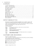 Preview for 2 page of Electrolux GA55LVSW User Manual